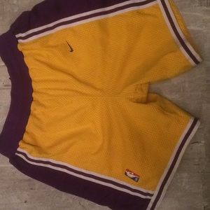 Lakers throwback shorts